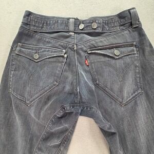 VTG Levis Engineered Jeans Mens Black Tapered Twisted Fits 30x28